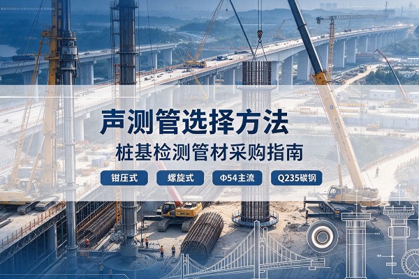 蒙山声测管选型标准