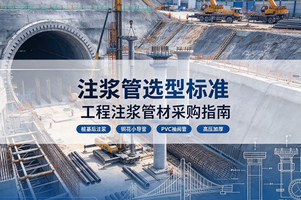 蒙山注浆管选型标准